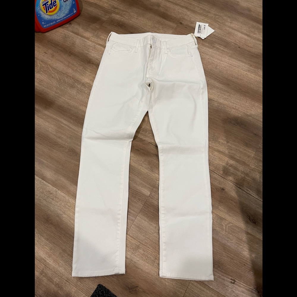 MOTHER White Skinny Jeans